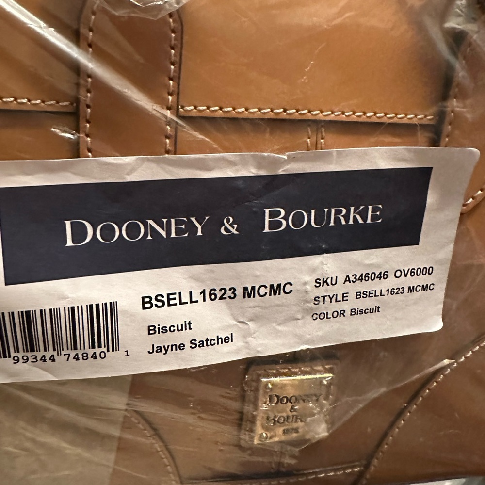 Never Worn Dooney Jayne Satchel, color Biscuit